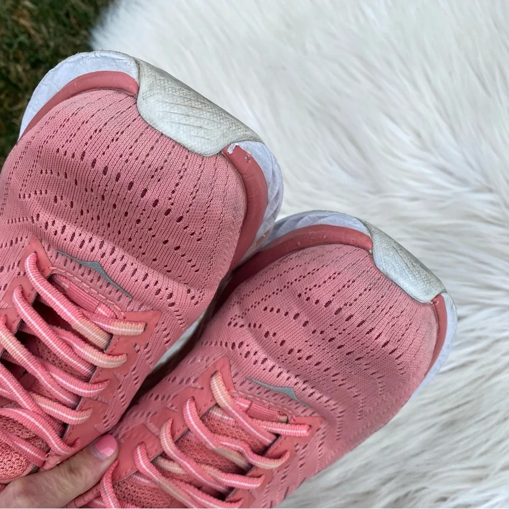 HOKA ONE ONE Arahi 4 Pink Salmon White 7.5 - Picture 10 of 10